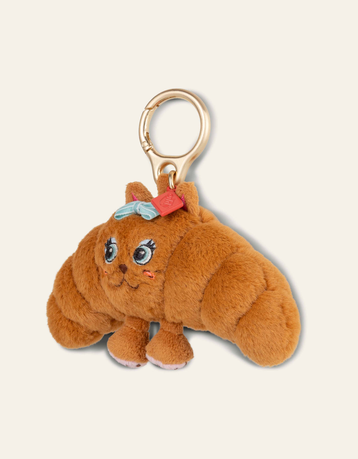 CAT CROISSANT BAG CHARM BISCUIT | OILILY