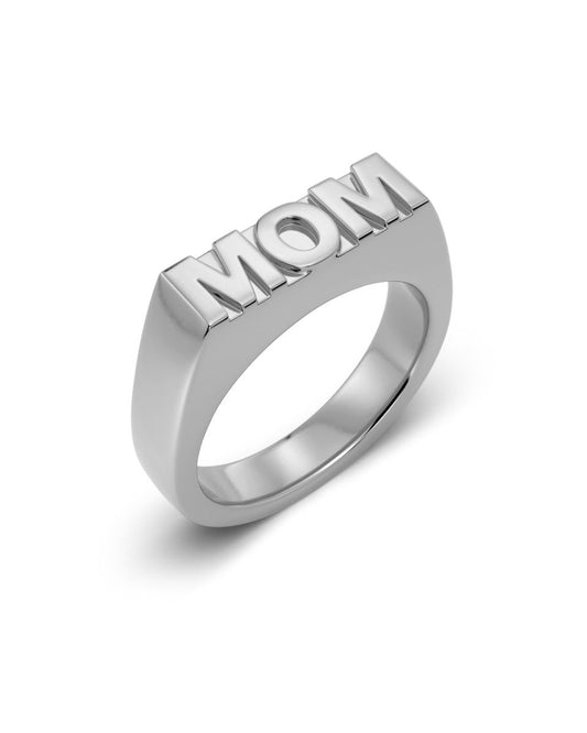 SIGNET RING MOM STEEL | EDBLAD