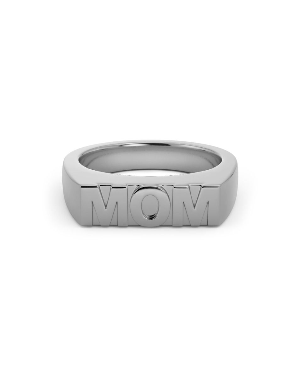 SIGNET RING MOM STEEL | EDBLAD