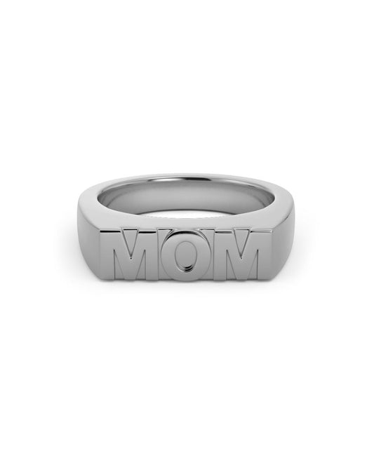 SIGNET RING MOM STEEL | EDBLAD