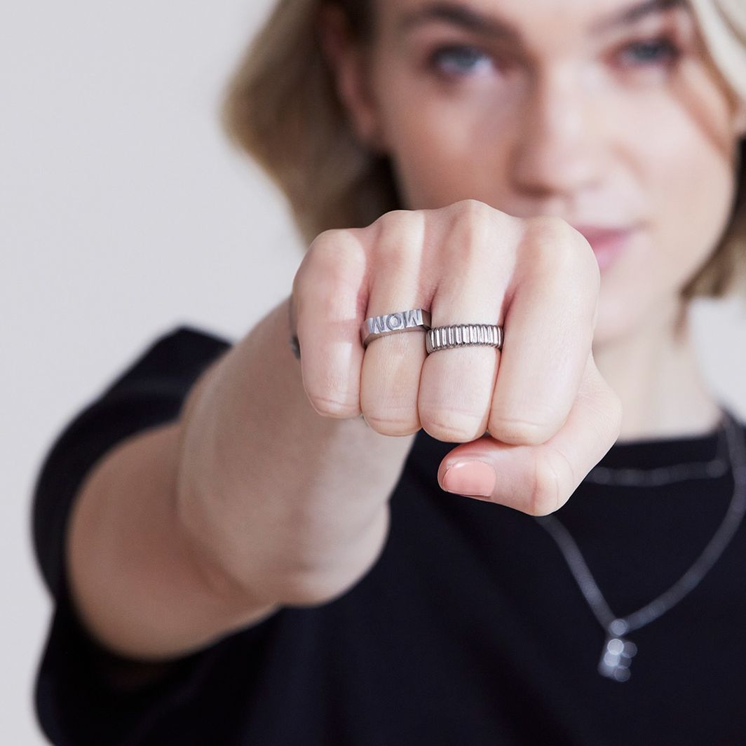 SIGNET RING MOM STEEL | EDBLAD