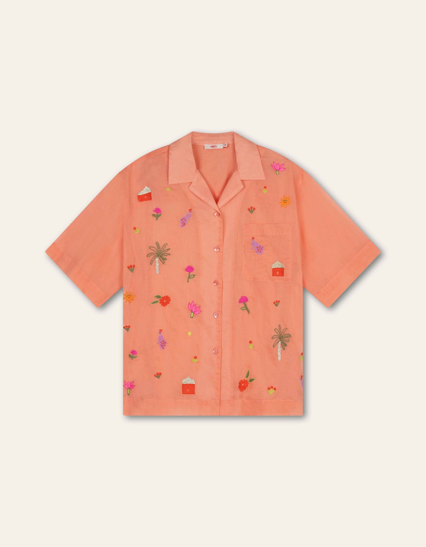 BOWLING SS BLOUSE CRABAPPLE | OILILY