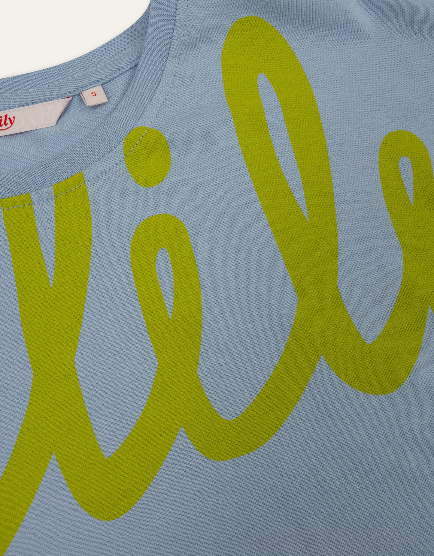 TERNI JERSEY CREW TOP BLUE FOG | OILILY