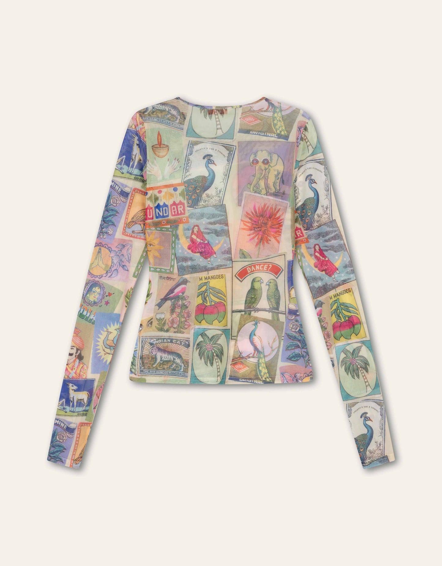 TOMORROW JERSEY CREW TOP ALMOND OIL | OILILY