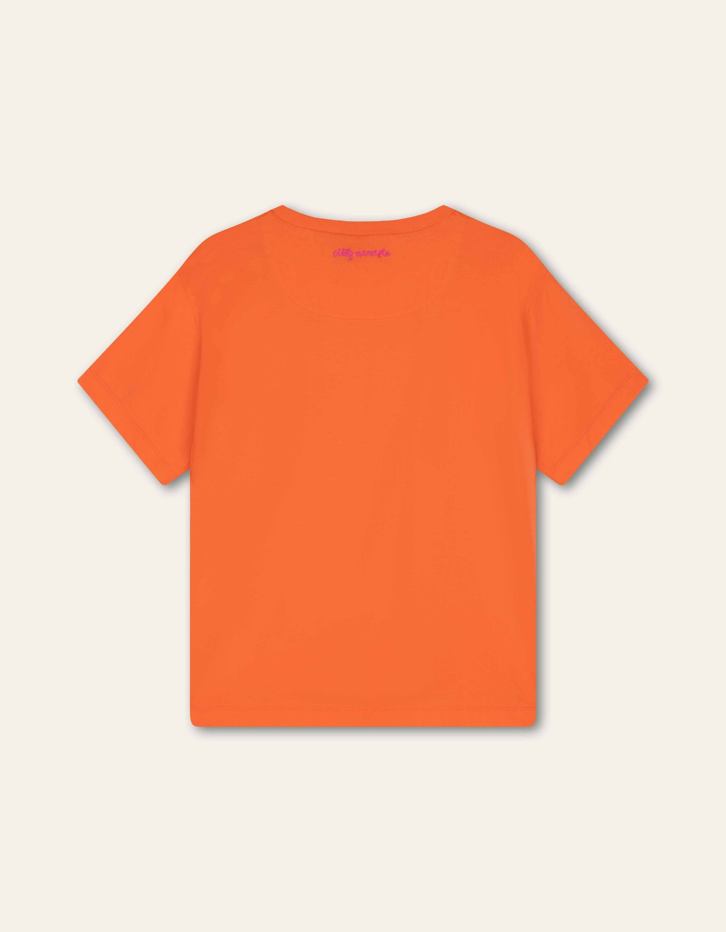 TUXEN JERSEY CREW TOP LIVING CORAL | OILILY