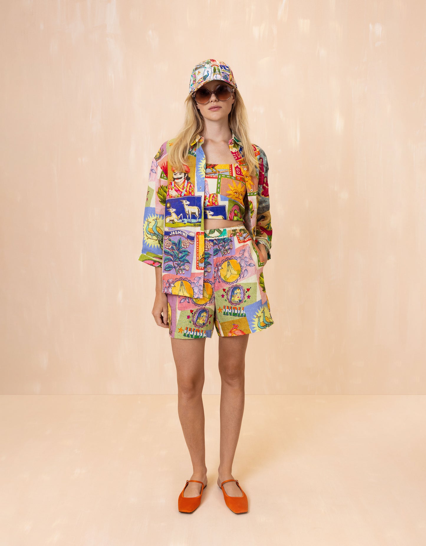 PLEASE SHORT PANTS ALMOND OIL | OILILY