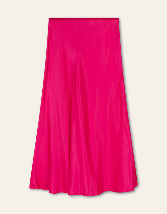 SELINA SOLID SKIRT BEETROOT PURPLE | OILILY