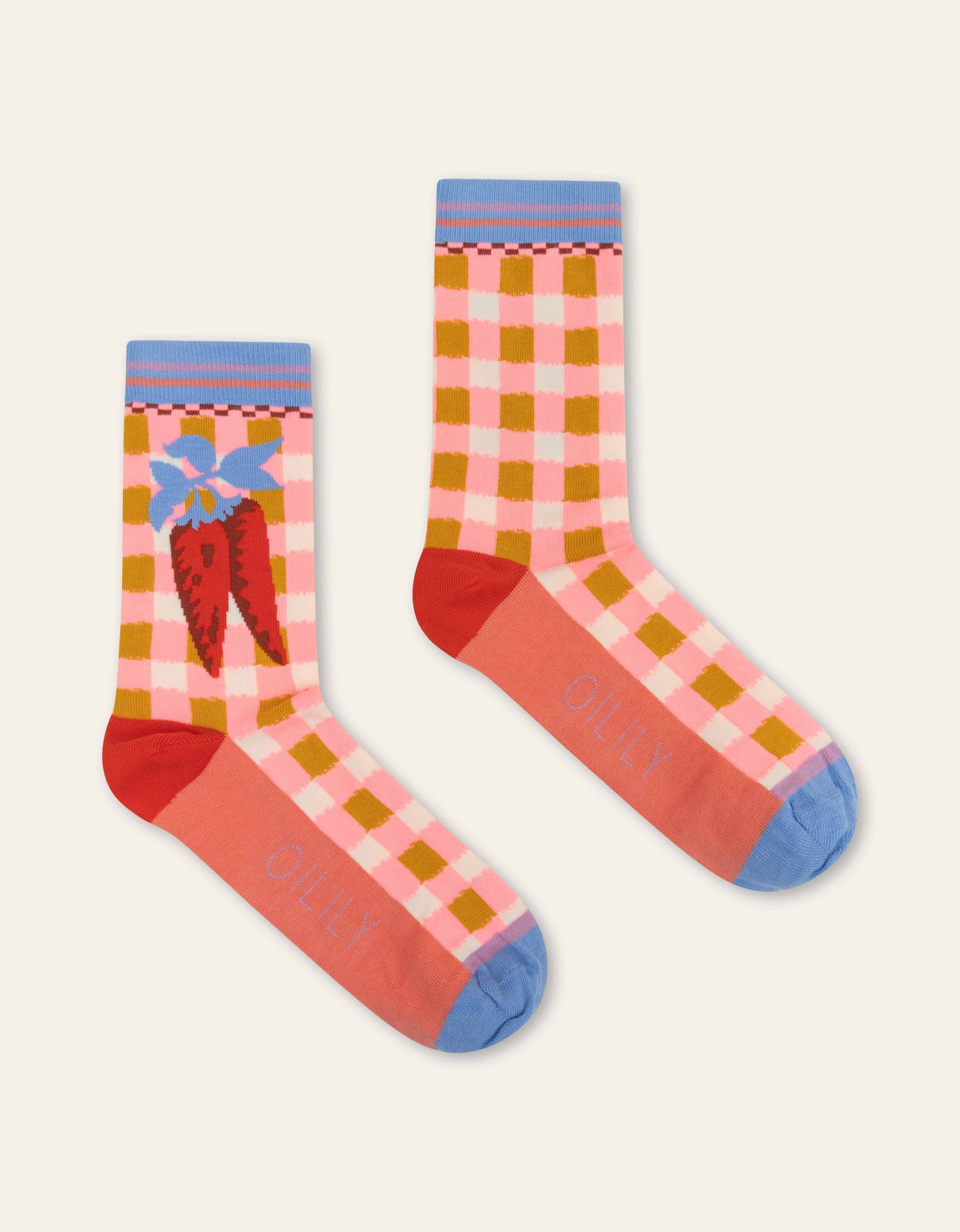 ASOCKIES CALF SOCKS SWEET PINK | OILILY