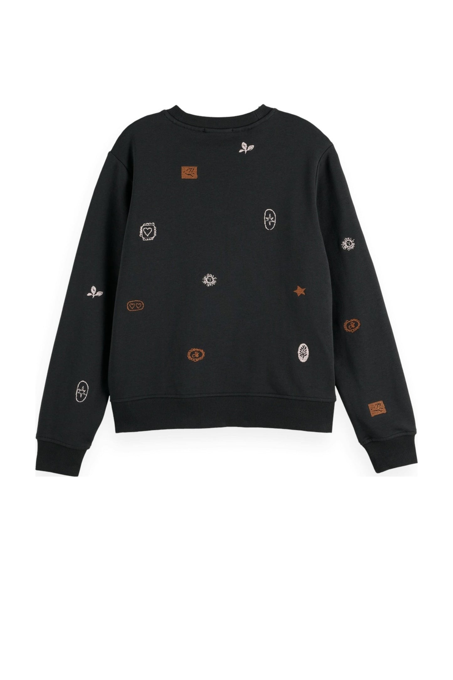 EMBROIDERY REGULAR SWEATSHIRT METEORITE | SCOTCH & SODA