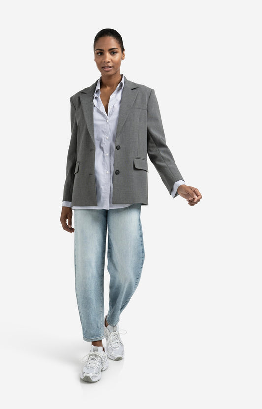 LOSVALLENDE JEANS MET HOGE TAILLE | YAYA