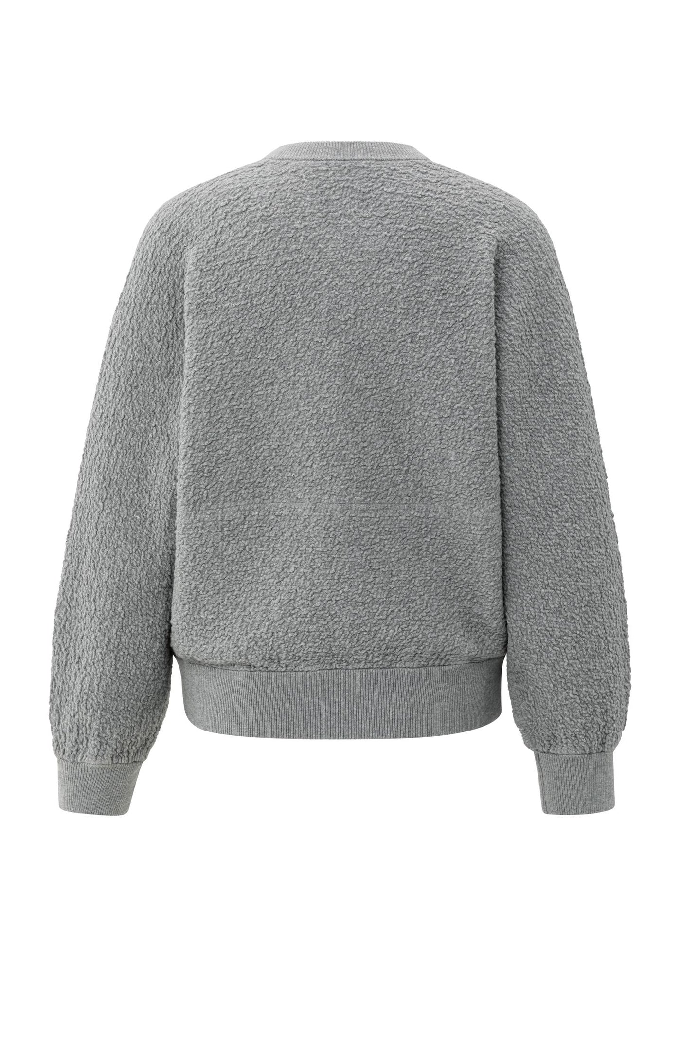 BOMBERVEST MET TEXTUUR EN RONDE HALS | YAYA