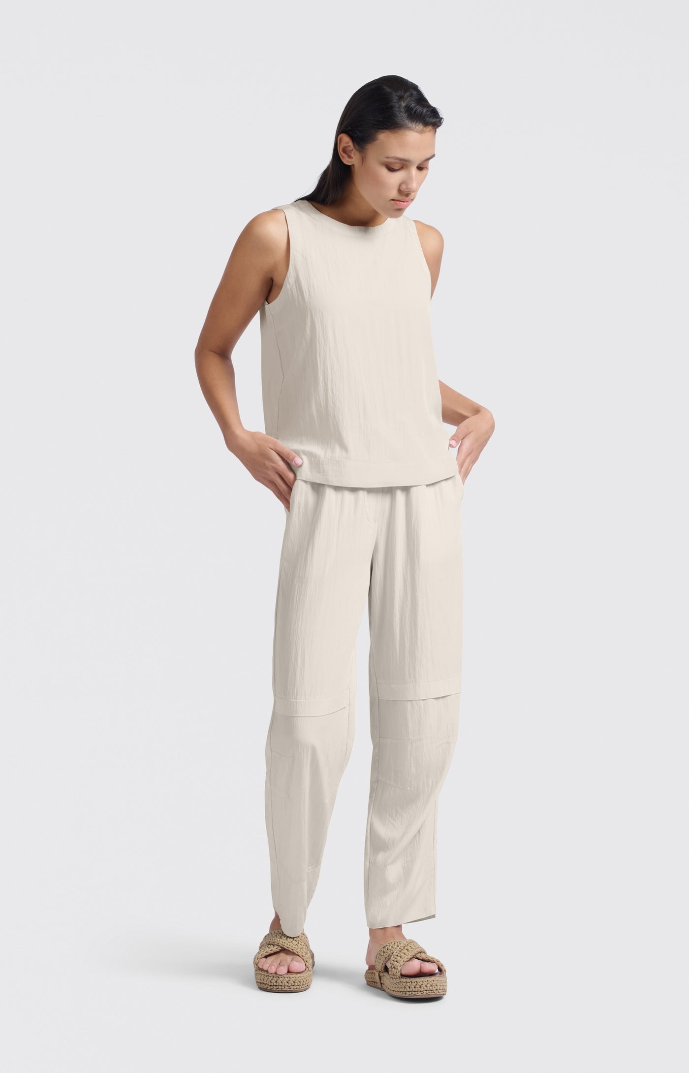 BROEK MET SIERNADEN EN LOSSE PASVORM | YAYA