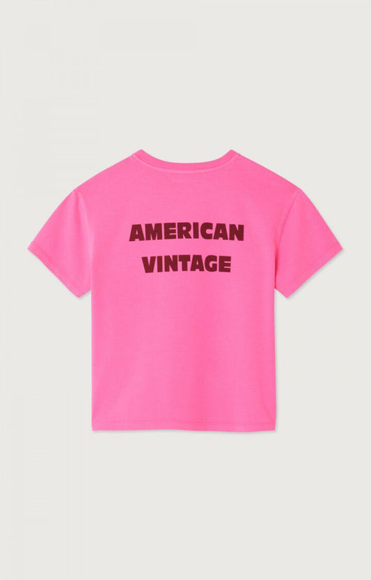 T-SHIRT FIZVALLEY NEONROZE | AMERICAN VINTAGE
