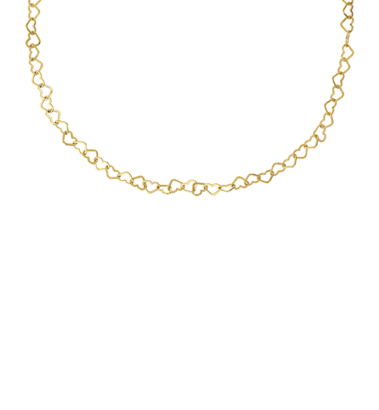 LINKED HEARTS NECKLACE | ANNA + NINA