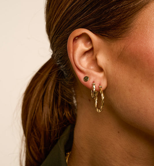 SINGLE HAPPY SMILE STUD | ANNA + NINA