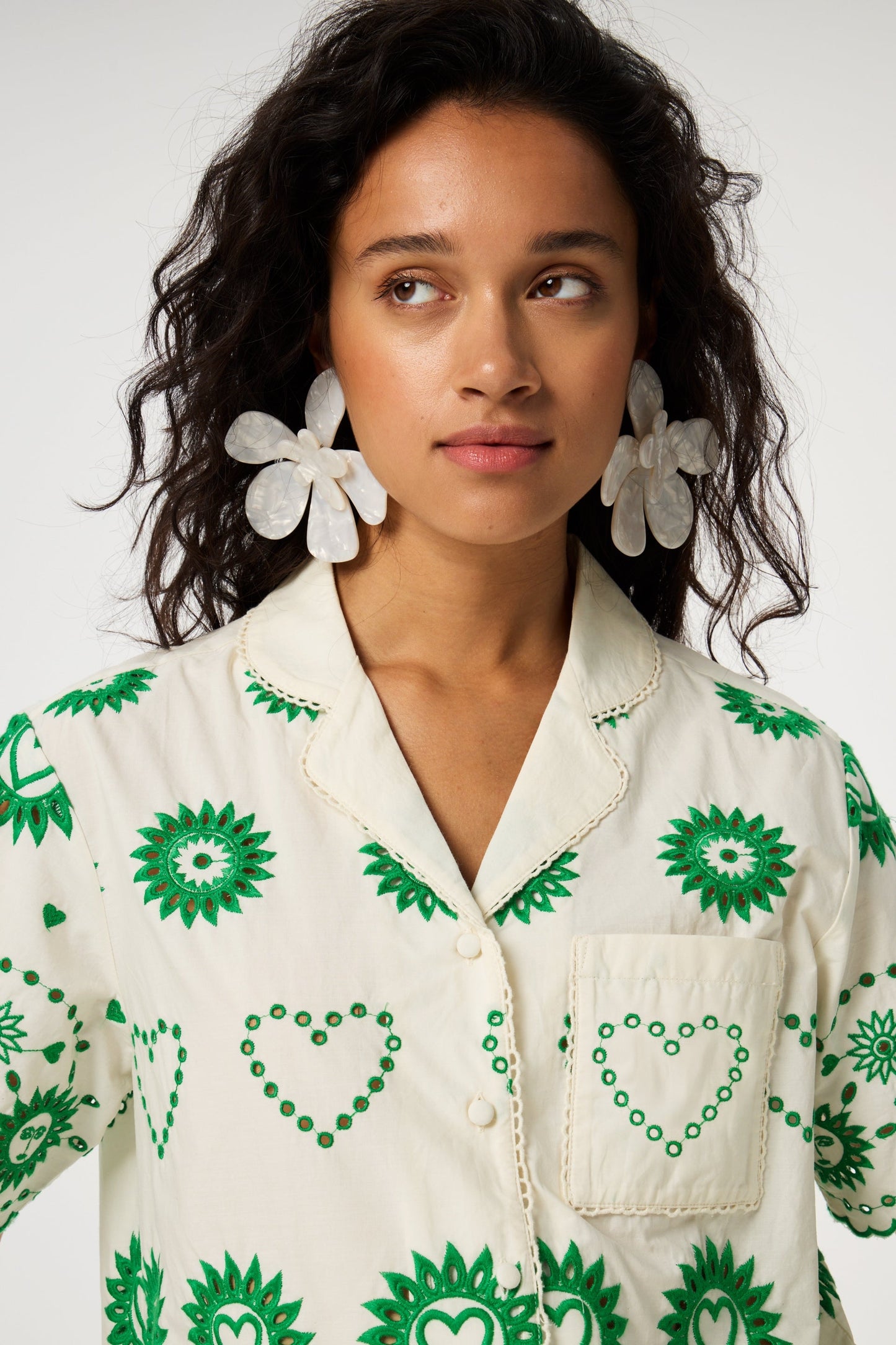 BRIELLE BLOUSE COSY WHITE | Fabienne Chapot