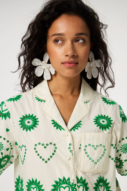 BRIELLE BLOUSE COSY WHITE | Fabienne Chapot