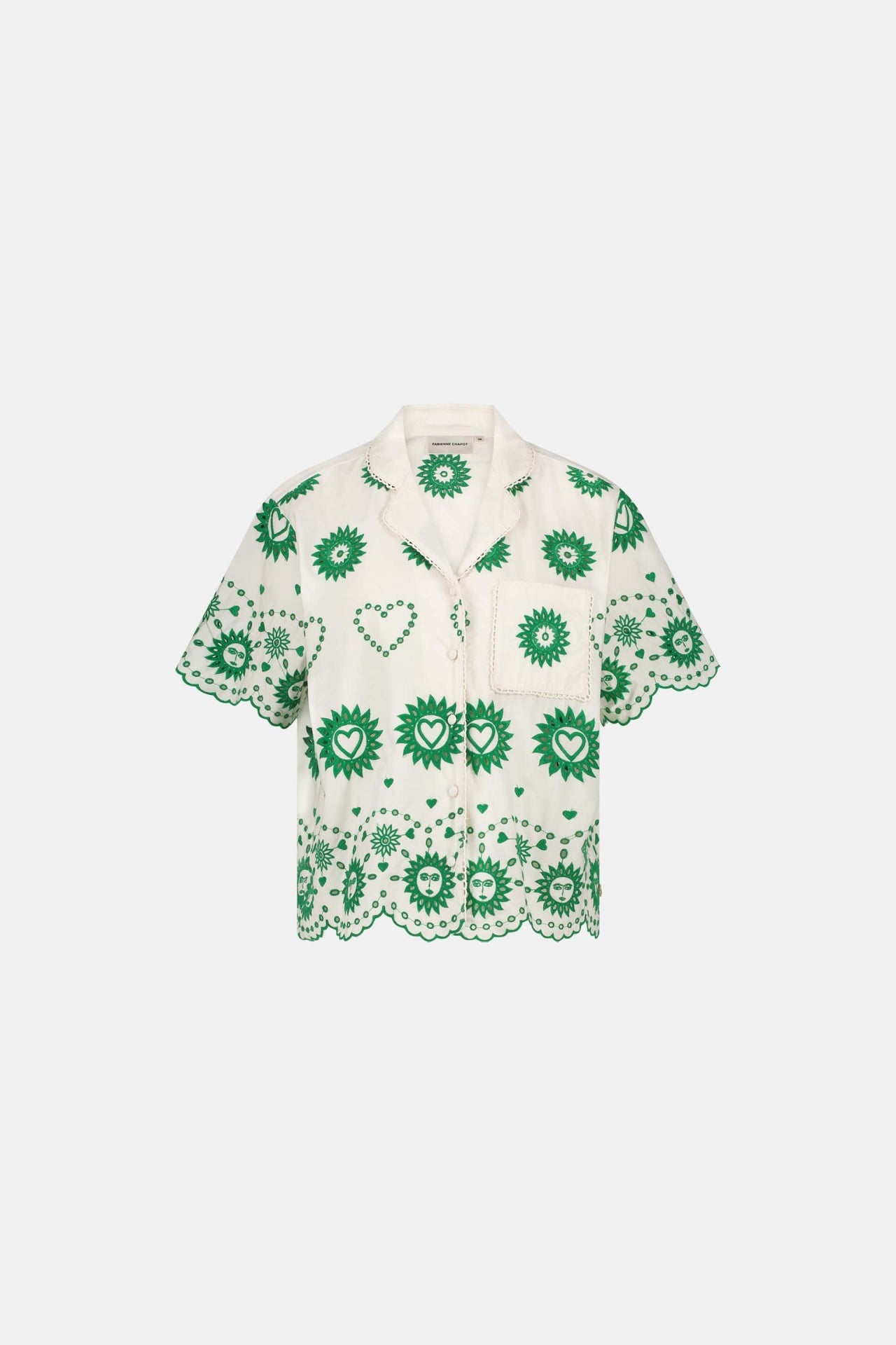 BRIELLE BLOUSE COSY WHITE | Fabienne Chapot