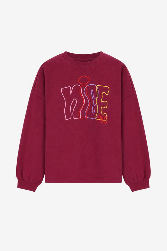 MATTIE LONGSLEEVE BORDEAUX | THE NEW CHAPTER