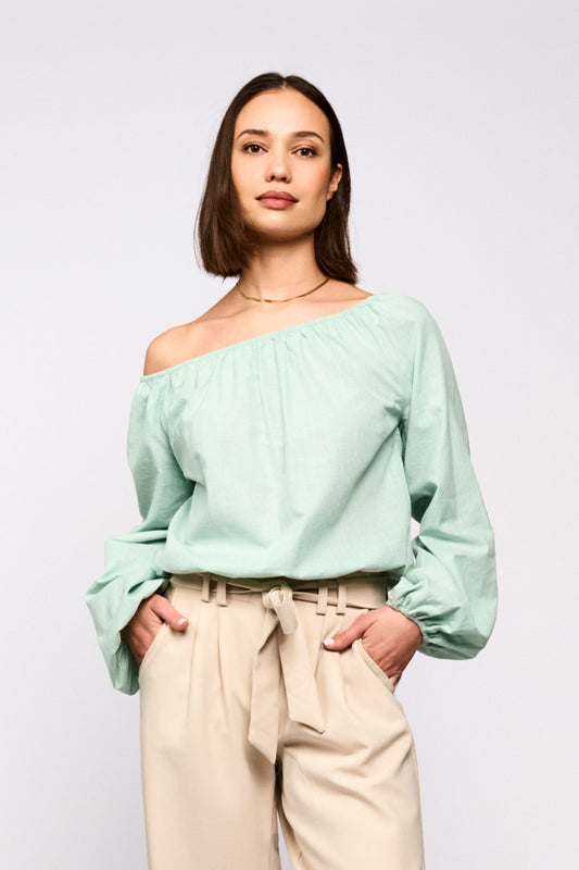 DANI BLOUSE MINT | SPOOQ THE LABEL