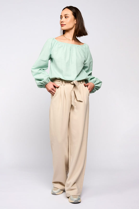 DANI BLOUSE MINT | SPOOQ THE LABEL