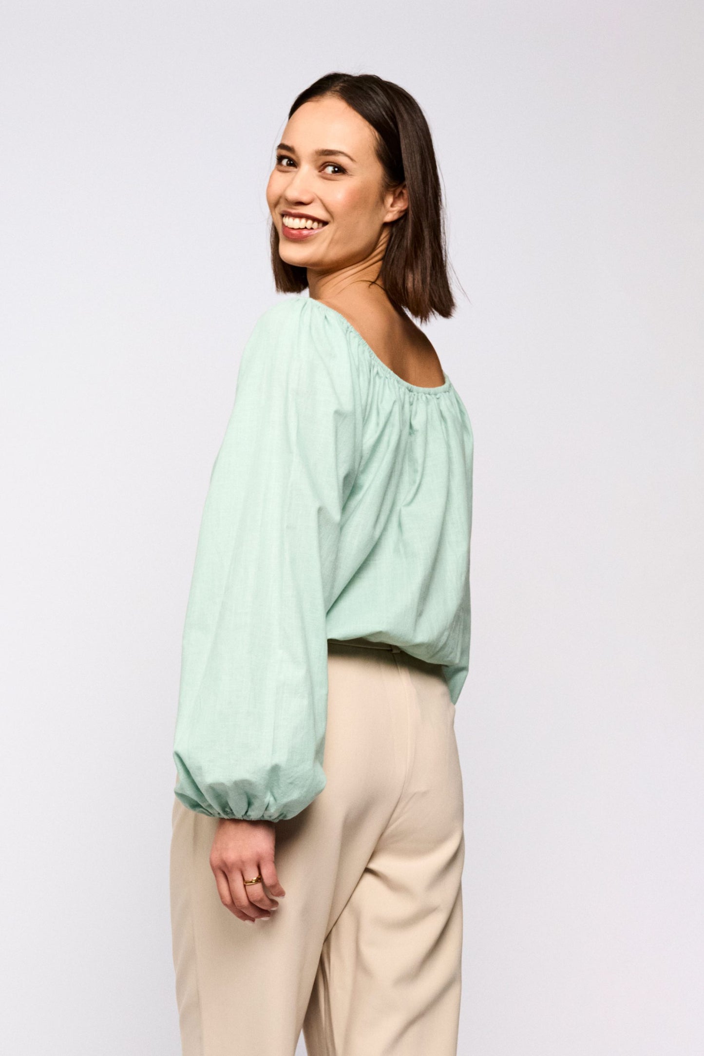 DANI BLOUSE MINT | SPOOQ THE LABEL