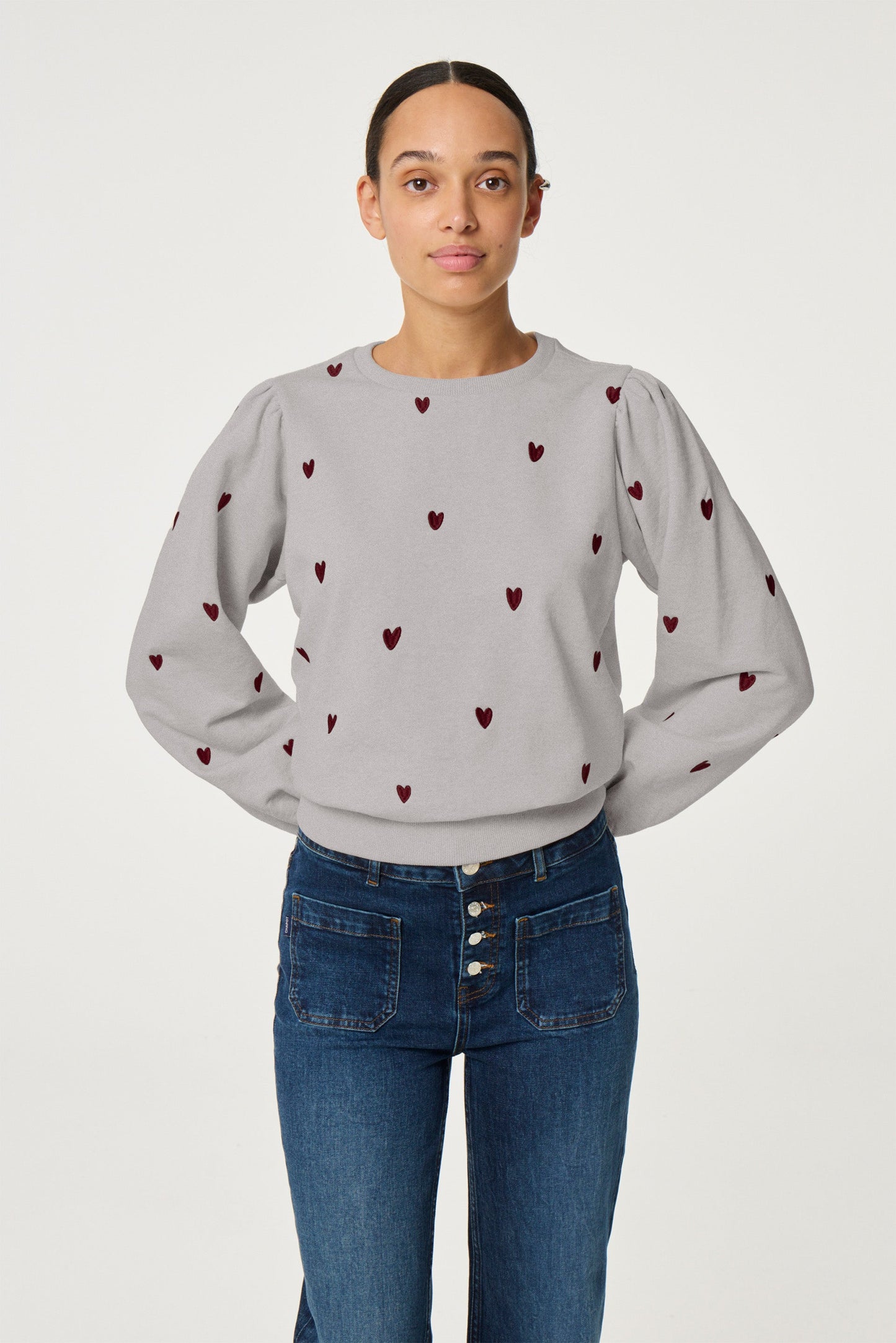 DINA SWEATER GREY MELANGE | FABIENNE CHAPOT
