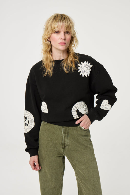 HANNAH SWEATER BLACK | FABIENNE CHAPOT