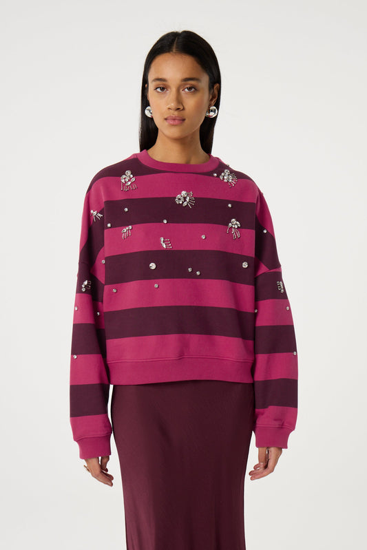 RONNY SWEATER DEEP BURGUNDY | FABIENNE CHAPOT