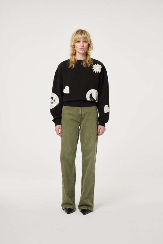 HANNAH SWEATER BLACK | FABIENNE CHAPOT