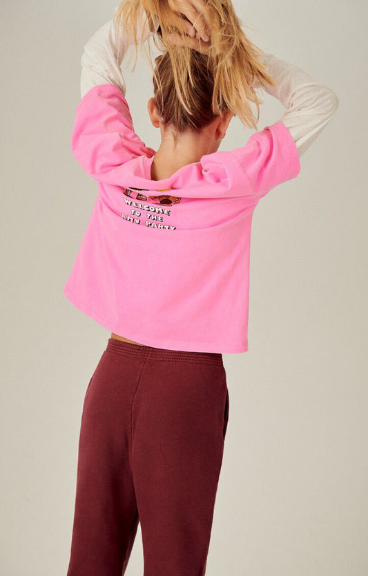 KINDER T-SHIRT FIZVALLEY NEONROZE | AMERICN VINTAGE