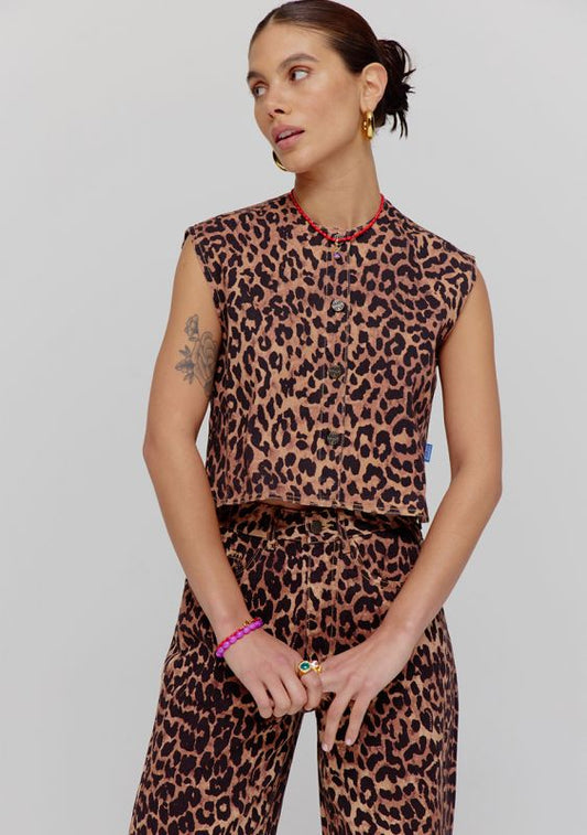 GILET GILLY LEOPARD | HARPER & YVE