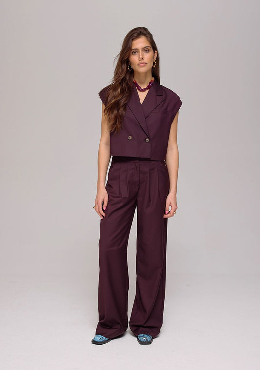 SADIE BROEK DARK FUDGE | HARPER & YVE