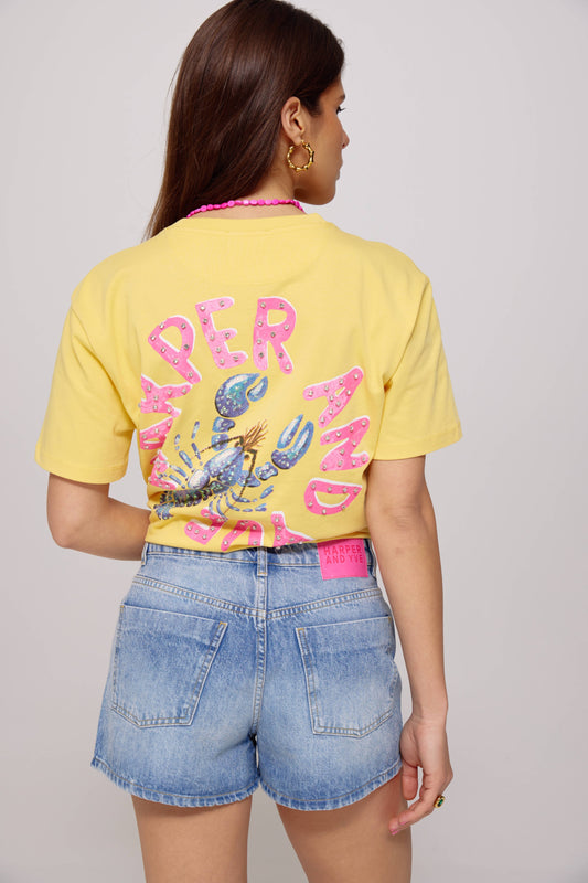 SHORT MAYRA LIGHT BLUE | HARPER & YVE