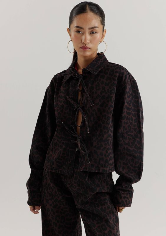 JACKET WALLY DARK CHOCOLAT | HARPER & YVE