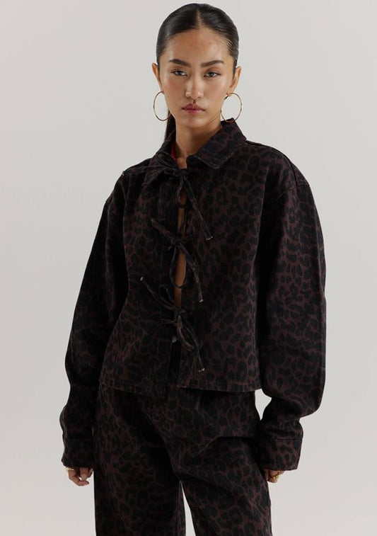 JACKET WALLY DARK CHOCOLAT | HARPER & YVE