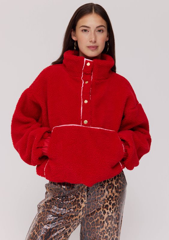 DAGMAR SWEATER POPPY RED | HARPER & YVE