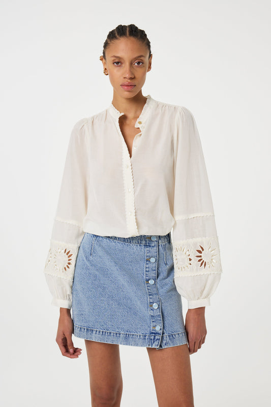 JOPLIN BLOUSE COSY WHITE | FABIENNE CHAPOT