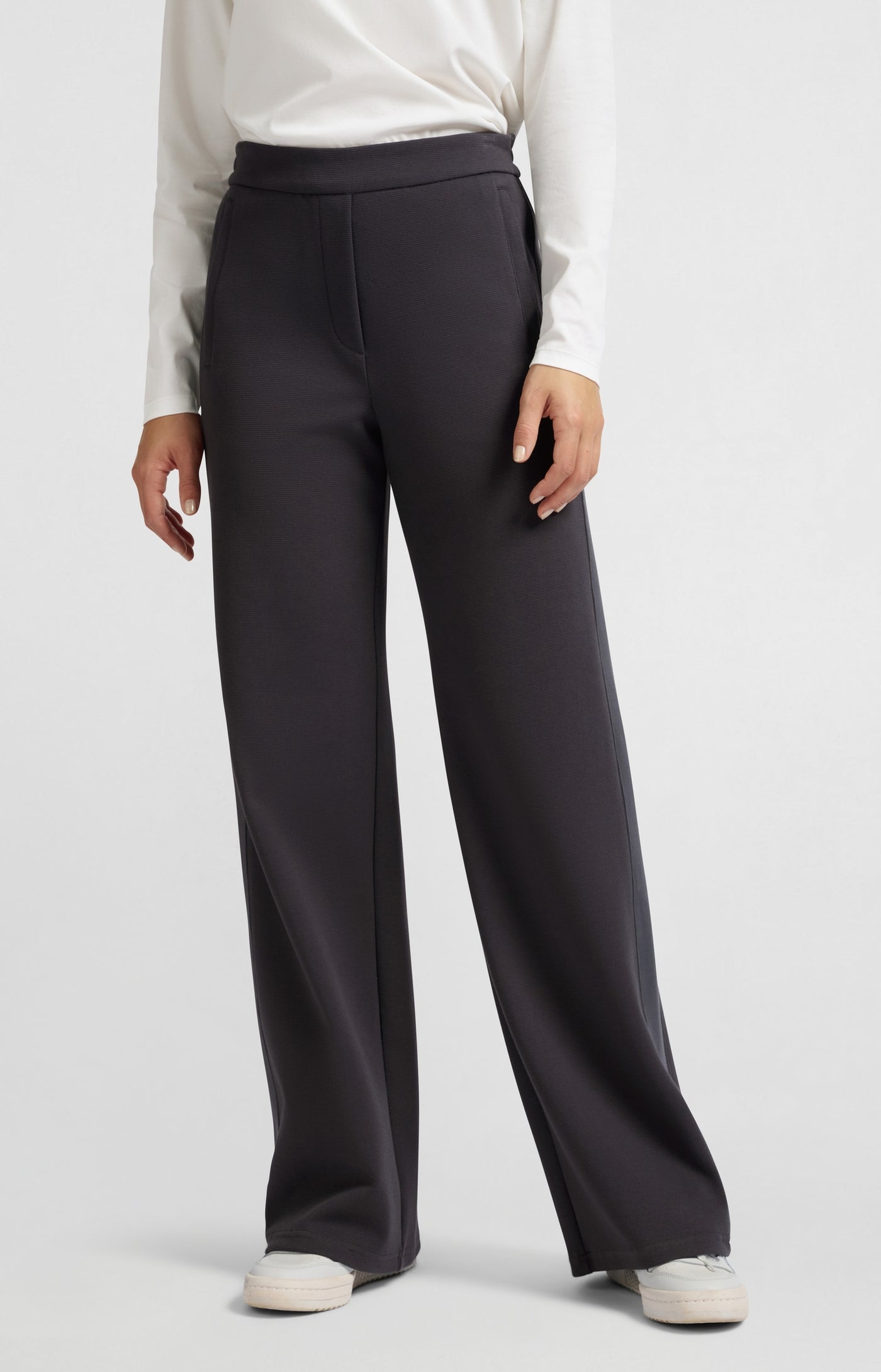 BROEK MET WIJDE PIJPEN EN HOGE TAILLE PHANTOM | YAYA