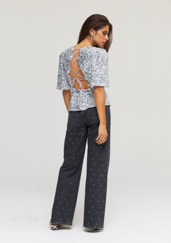 TOP MARSJA ZILVER | HARPER & YVE