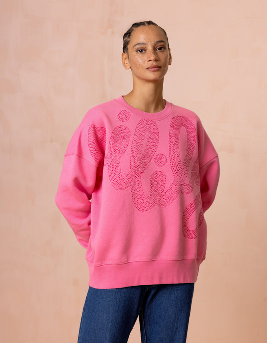 HARPER SWEATER CHATEAU ROZE | OILILY