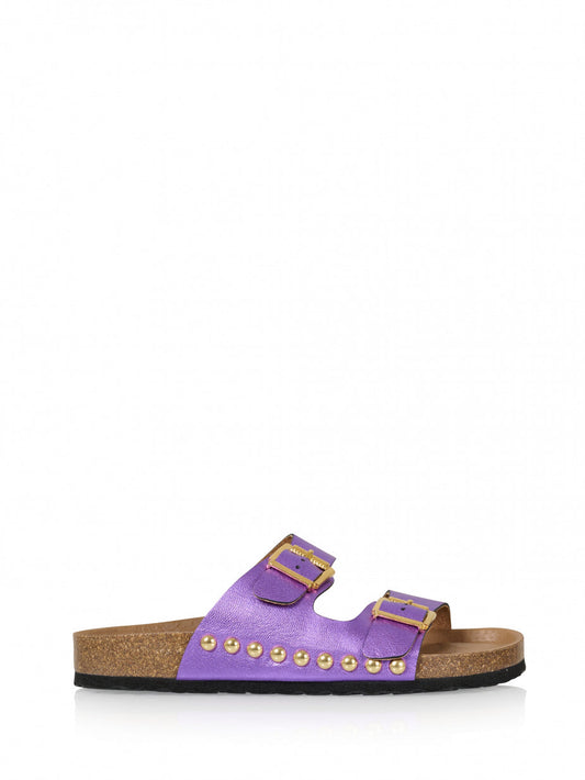 MALIBU METALLIC SLIPPERS PURPLE | DWRS