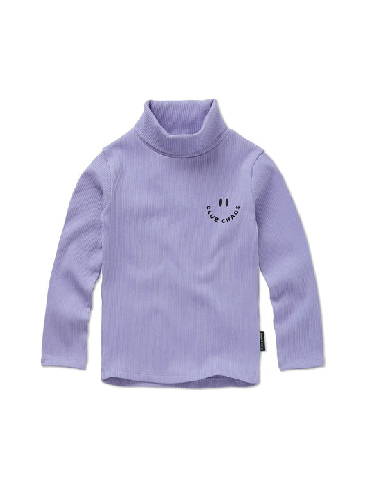 RIB TUTRLE NECK PURPLE | SPROET & SPROUT