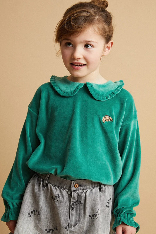 SWEATSHIRT RUFFLE COLLAR | SPROET & SPROUT