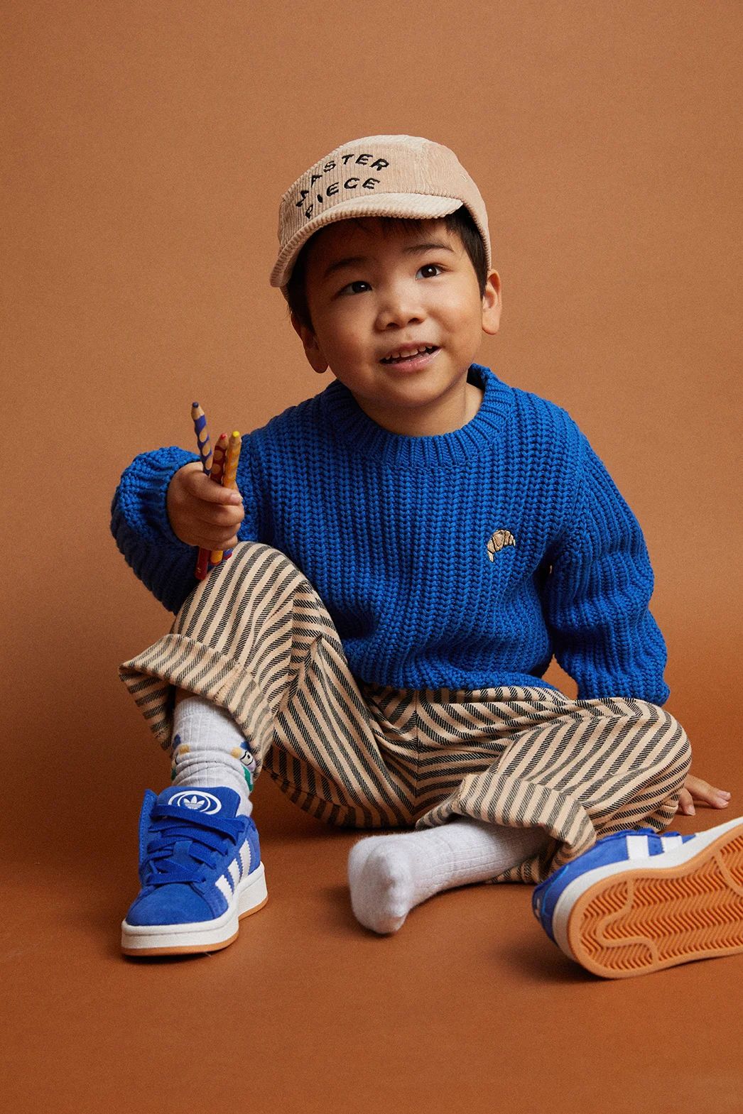 SWEATER CABLE KNIT BLUE | SPROET & SPROUT