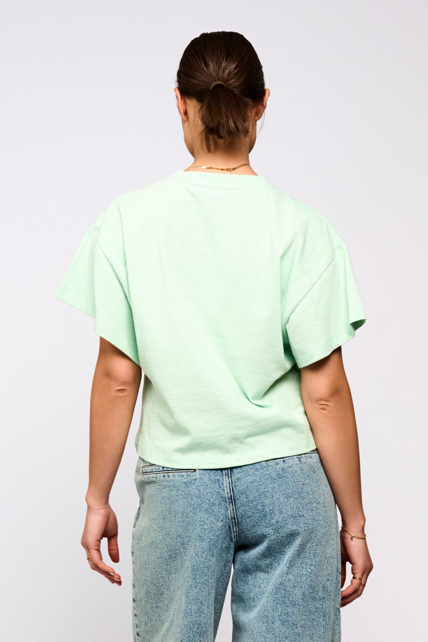 SUZY SHIRT BIRDS GREEN | SPOOQ THE LABEL