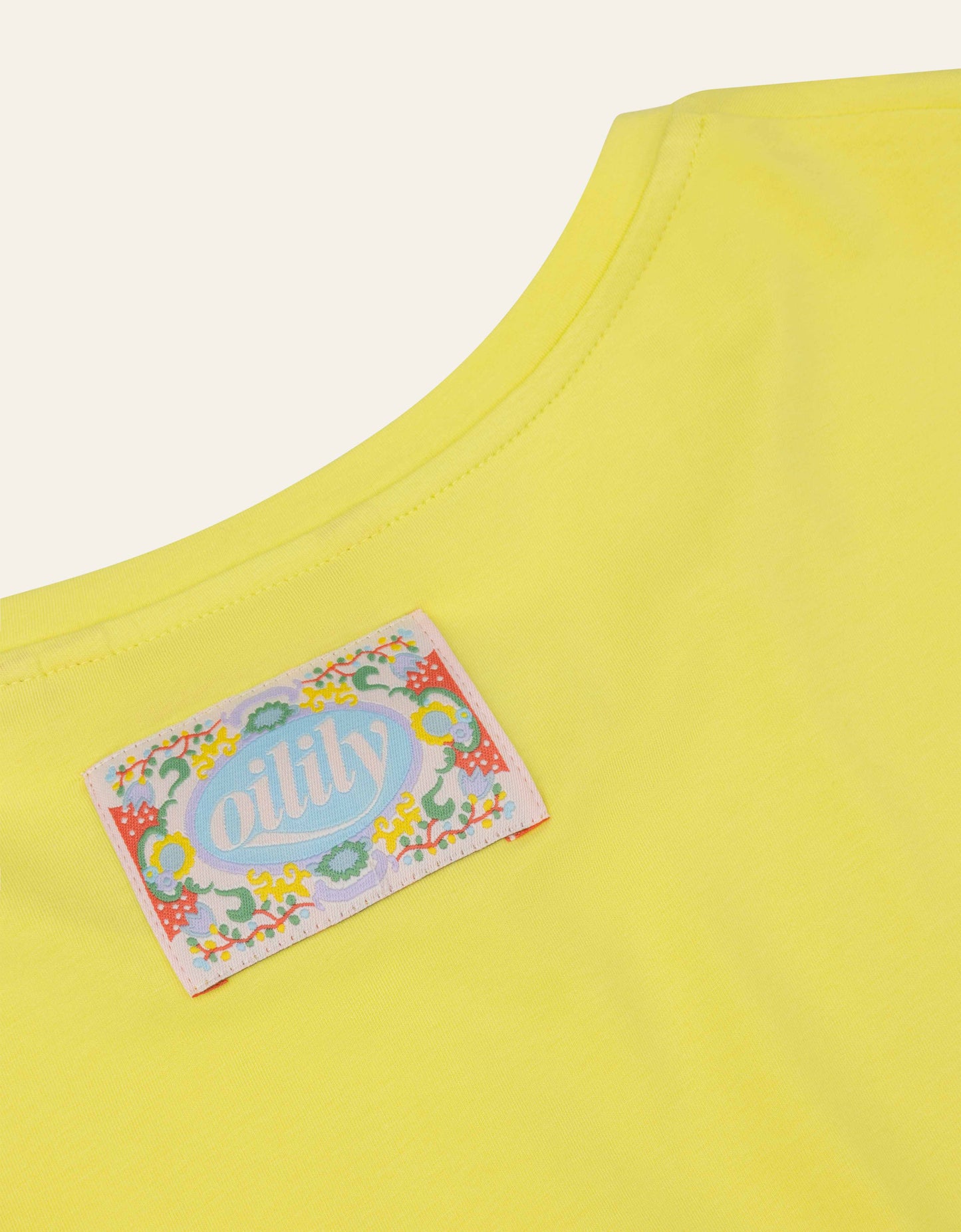 TIZZA LONG SLEEVES JERSEY CREW TOP LIMEADE | OILILY
