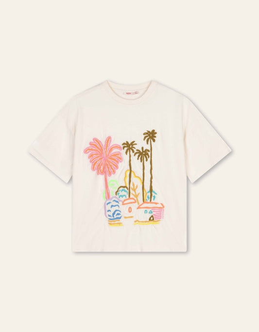 TREGULAR SHORT SLEEVES JERSEY CREW TOP TURTLE DOVE | OILILY