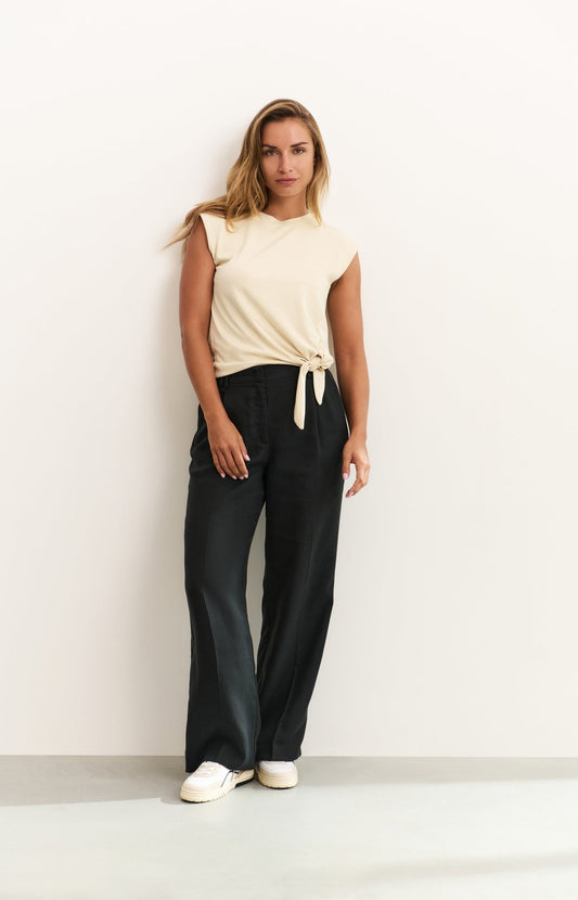 BROEK VAN LINNENMIX L32 | YAYA