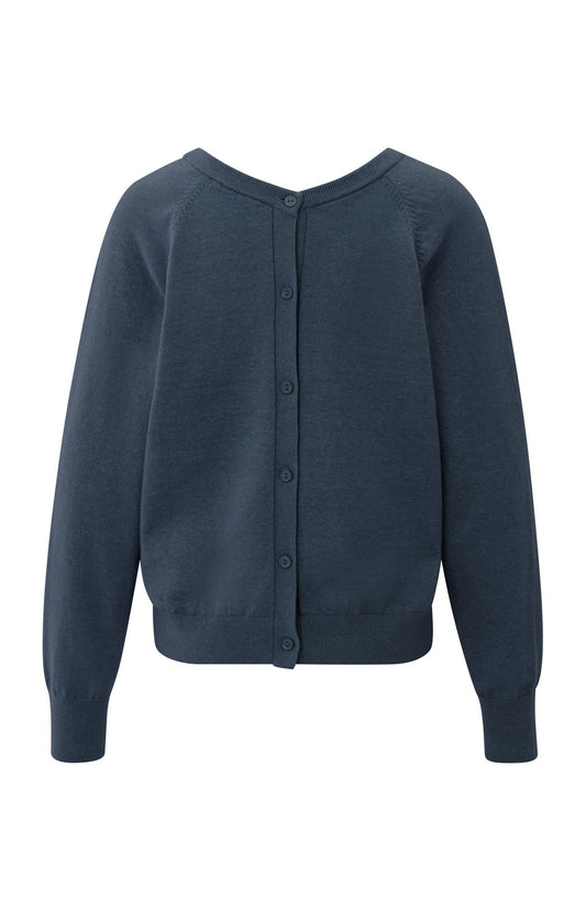 TRUI MET DUBBELE V HALS EN KNOOPDETAIL | YAYA